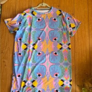 Colorful Studio Mucci T-Shirt Dress